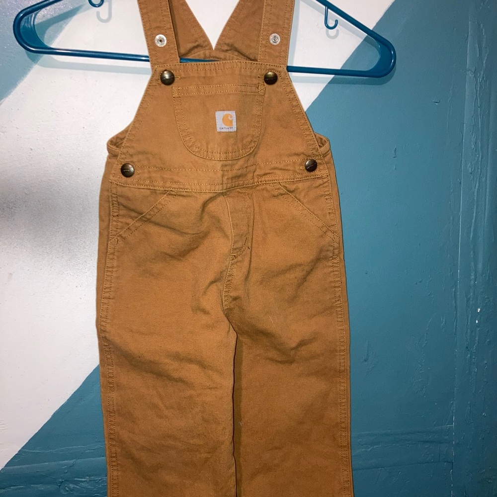 2t toddler boys Carhartt overalls. Never worn.